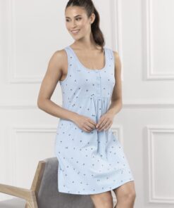 26201 - Camisón maternal de jersey con mañanita